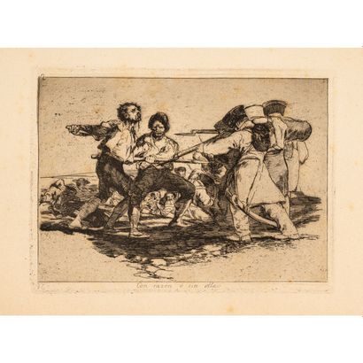  Francisco DE GOYA (1746-1828)
Los Desastres de la Guerra
Série des 80 planches
Eau-forte,... Gazette Drouot