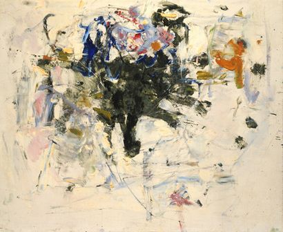 MITCHELL, Joan (1925-1992) Composition Huile sur toile Circa 1962 On joint: une lettre...