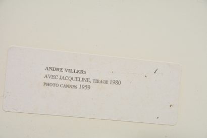 VILLERS, André (1930-2016) VILLERS, André (1930-2016) Picasso et Jacqueline, Cannes,...