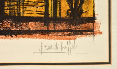 BUFFET, Bernard (1928-1999) BUFFET, Bernard (1928-1999) "Fleurs" Lithographie Signée...