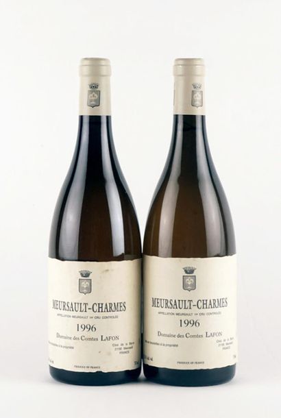 null Meursault-Charmes 1er Cru 1996, Comtes Lafon - 2 bouteilles Meursault-Charmes...