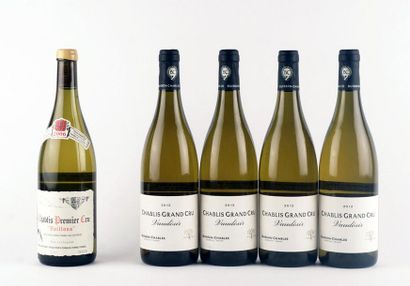 Sélection de Vins de Chablis - 5 bouteilles...