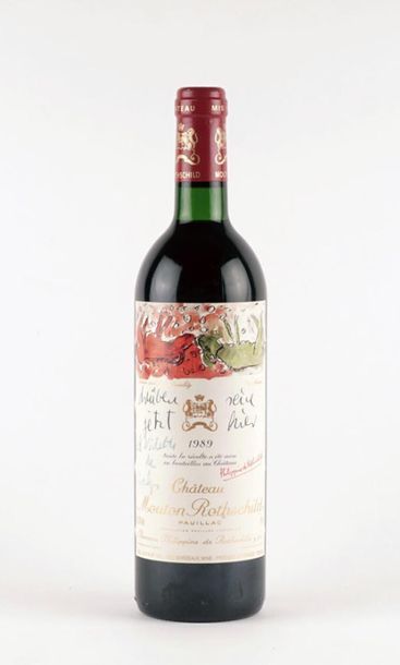 Château Mouton Rothschild 1989 - 1 bouteille...