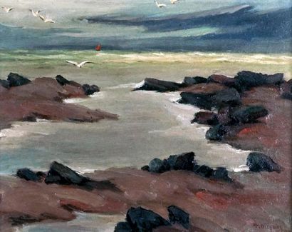 DUGUAY, Rodolphe (1891-1973)
Seaside
Oil...