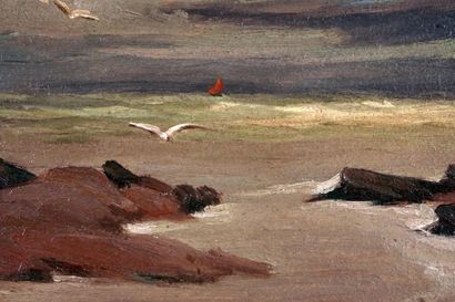 null DUGUAY, Rodolphe (1891-1973)
Bord de mer
Huile sur panneau
Signée en bas à droite:...