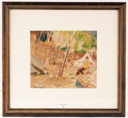 null RICHARD, René Jean (1895-1982)
Camp
Pastel
Signed lower left: R Richard
Inscription...