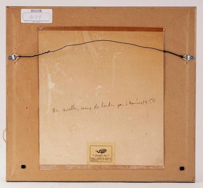 null RICHARD, René Jean (1895-1982)
Campement
Pastel
Signé en bas à gauche : R Richard
Inscription...