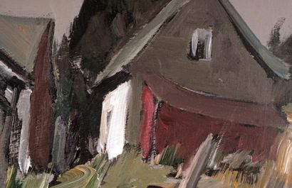null CANTIN, Roger (1930 - 2018)
" Vieilles maisons Québec ", 1980
Acrylic on panel
Signed...