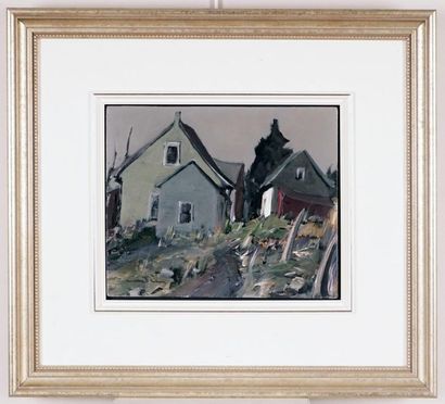 null CANTIN, Roger (1930 - 2018)
" Vieilles maisons Québec ", 1980
Acrylic on panel
Signed...