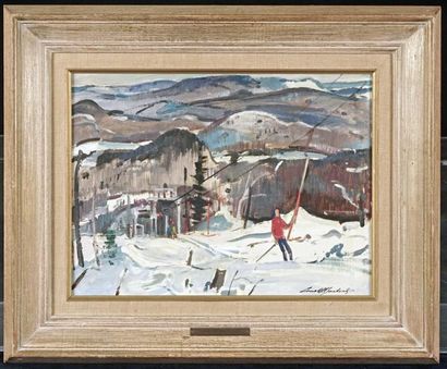 null BOUCHARD, Lorne Holland (1913-1978)
"T Bar (Devil's River lodge), North Slope,...