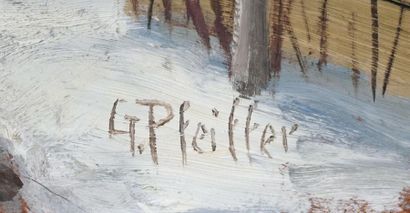 null PFEIFFER, Gordon Edward (1899-1983)
Untitled
Oil on isorel
Signed lower right:...