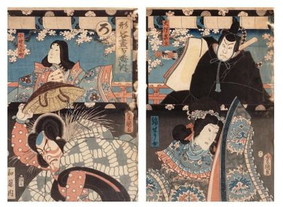 null ASIAN SCHOOL (active 20th century)
Set of two Japanese prints
Ink and watercolour...