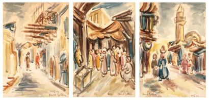 GILBOA, David (1910-1976)
Set of three works...
