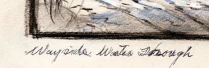 null GARSIDE, Thomas (1906-1980)
"Wayside water through(?)"
Technique mixte sur papier
Titrée...