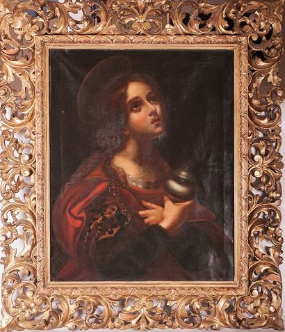 null DOLCI, CARLO (1616-1687), d'après
"Magdalene"
Huile sur toile
Une reproduction...