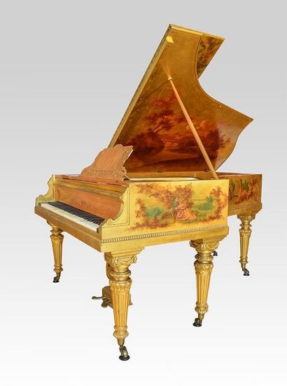 PLEYEL - PIANO À QUEUE - FRANCE, DÉBUT DU XXème s. Un piano à queue de 1903 avec...