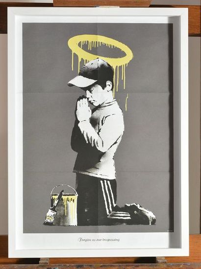 null BANKSY (1974-)
Offset lithograph
Signed on the lower rigth in the plate: Banksy
Titled...
