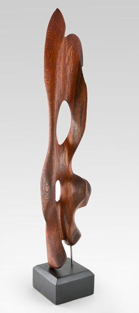 null DINEL, Pierre-Roland (1919-2013)
Untitled
Sculpted wood
Signed under the base:...