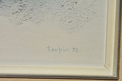 null TOUPIN, Fernand (1930-2009)
"Tellure"
Acrylique sur toile
Signée et datée en...
