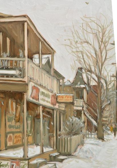null LITTLE, John (1928-)
"Chez Richard Fish and Chips at corner of Rochon on Gatineau...