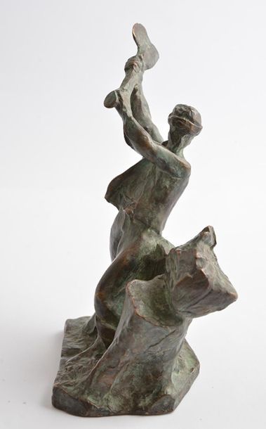 null LALIBERTÉ, Alfred (1876-1953)
Le bûcheron
Bronze à patine ancienne
Signé à la...