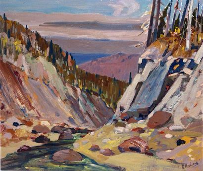 null RICHARD, René Jean (1895-1982)
"La rivière du Gouffre dans Charlevoix"
Huile...