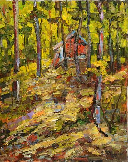 null TATOSSIAN, Armand (1951-2012)
"Le sous-bois"
Oil on canvas
Signed on the lower...