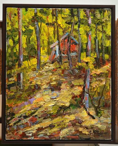 null TATOSSIAN, Armand (1951-2012)
"Le sous-bois"
Oil on canvas
Signed on the lower...
