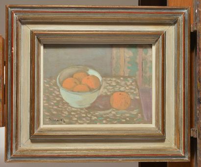 null COSGROVE, Stanley Morel (1911-2002)
Still life with fruit bowl
Oil on canvas-board
Signed...