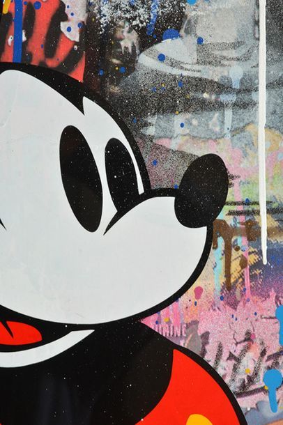 null MR BRAINWASH (Thierry Guetta, dit) (1966-)
Mickey
Acrylic and mix media on serigraphic...