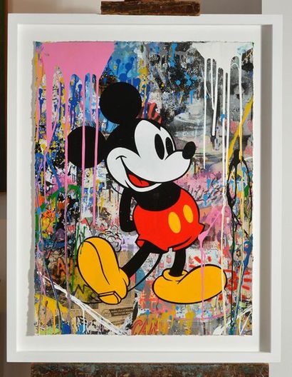 null MR BRAINWASH (Thierry Guetta, dit) (1966-)
Mickey
Acrylic and mix media on serigraphic...