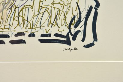 null RIOPELLE, Jean-Paul RCA (1923-2002)
"Les Oies I", 1981
Lithographie couleurs
Signée...