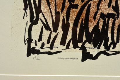 null RIOPELLE, Jean-Paul (1923-2002)
"Les oies II"
Lithographie couleurs
Signée en...