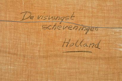 null ARTS, Alexis (1940-)
"De Visvanqst Scheveningen, Holland"
Huile sur toile
Signée...