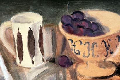 null COSGROVE, Stanley Morel (1911-2002)
"Still life"
Huile sur isorel
Signed and...