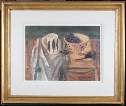 null COSGROVE, Stanley Morel (1911-2002)
"Still life"
Huile sur isorel
Signed and...