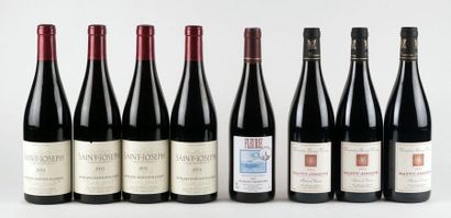 null Sélection de Vins de Saint-Joseph et Fleurie - 8 bouteilles