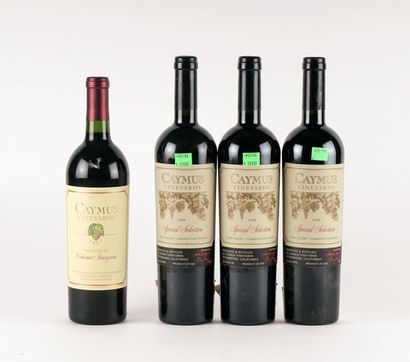 null Caymus Special Selection 1998
Cabernet Sauvignon
Napa Valley
Niveau A
3 bouteilles

Caymus...