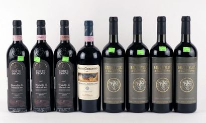 null Sélection de Vins de Brunello di Montalcino - 8 bouteilles