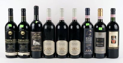null Sélection de Vins de Brunello di Montalcino - 9 bouteilles