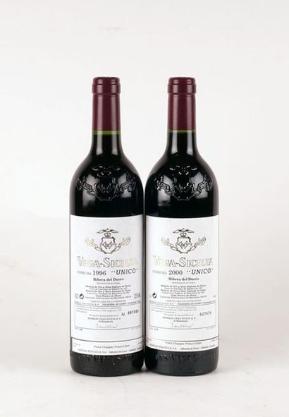 null Vega Sicilia Unico 1996 2000 - 2 bouteilles