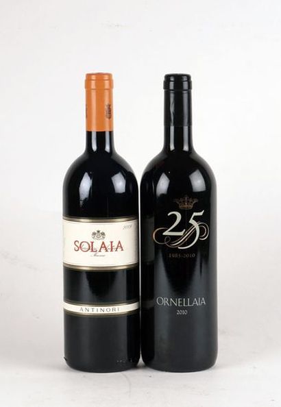 null Ornellaia 2010 Solaia 2009 - 2 bouteilles