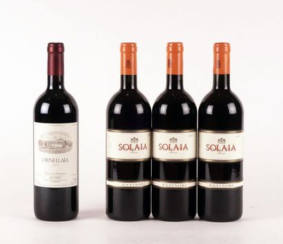 Solaia 2004
Toscana I.G.T.
Niveau A
3 bouteilles

Ornellaia...