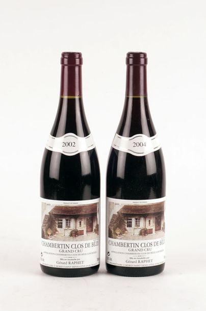 null Chambertin-Clos de Bèze Grand Cru 2002 2004, Gérard Raphet - 2 bouteilles
