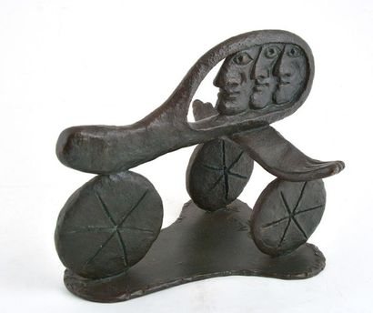 null ALEX, Kosta (1925-2005)
"The car"
Bronze sculpture
Signed, dated and numbered...