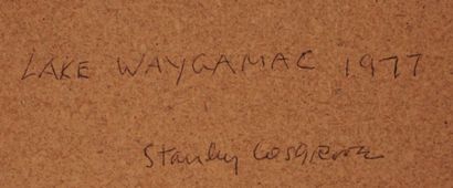 null COSGROVE, Stanley Morel (1911-2002)
"Lake Waygamac"
Huile sur panneau
Signée...