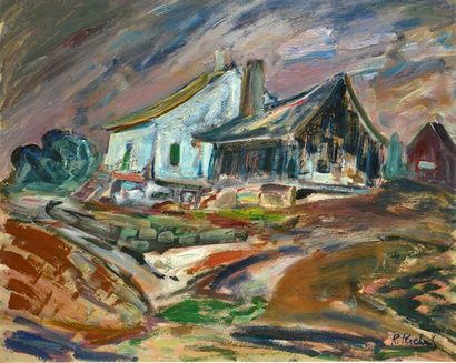 null RICHARD, René Jean (1895-1982)
Farm in Charlevoix
Oil on masonite
Signed on...