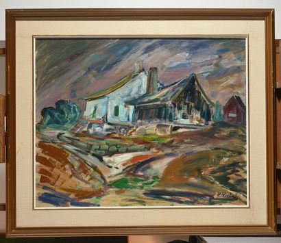 null RICHARD, René Jean (1895-1982)
Farm in Charlevoix
Oil on masonite
Signed on...