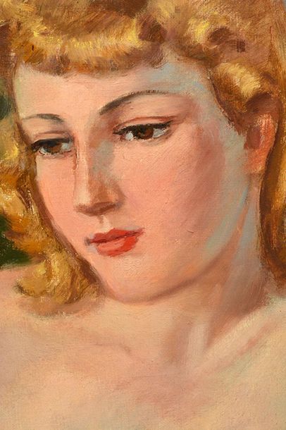 null ZURAWSKI, Stanislaw (1889-1976)
Young nude woman
Oil on canvas
Signed on the...