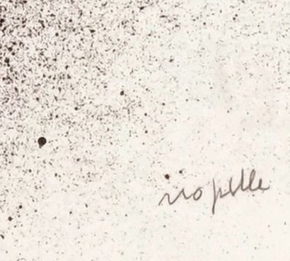 null RIOPELLE, Jean-Paul (1923-2002)
Lied à Émile Nelligan, 1977
Lithographie
Signée...